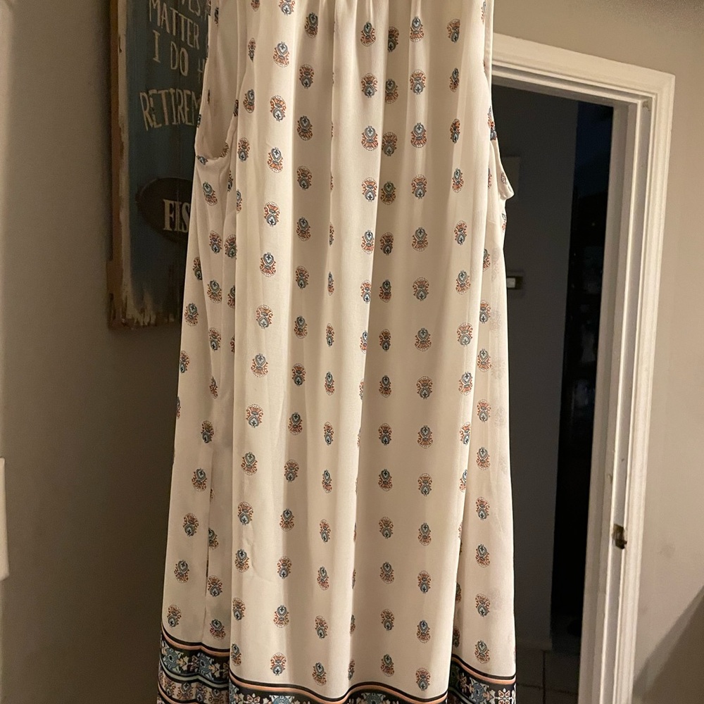 White shirt dress